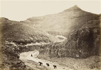 FRANCIS FRITH (1822-1898) A suite of 8 photographs from Egypt and Greece. 1857.